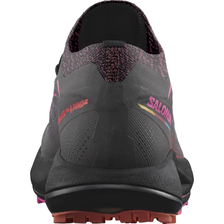 Salomon Pulsar Trail 2 Pro Shoes (Women's) Plum Kitten / Black / Pink Glo