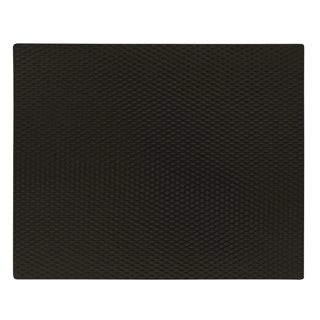 SM1720BL5136 5 Piece Set: 17 x 20-Inch Black Matte Counter Mat and 4-Pack Garden Harvest Burner Covers