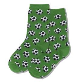 Soccer Balls Kids Crew Sock
