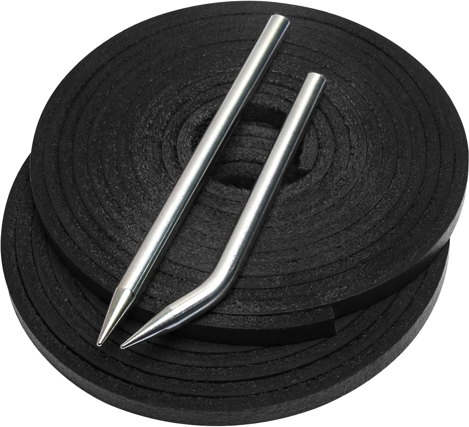 Softball Baseball Glove Lace, Mitt Lace Repair Kit Includes 2 Leather Laces and Lacing Needle for Catcher's Glove