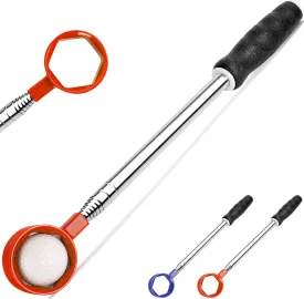 Stainless Golf Ball Retriever Telescopic, Unbreakable Head Retriever Tool for Water, Gift & Accessories for Golfers