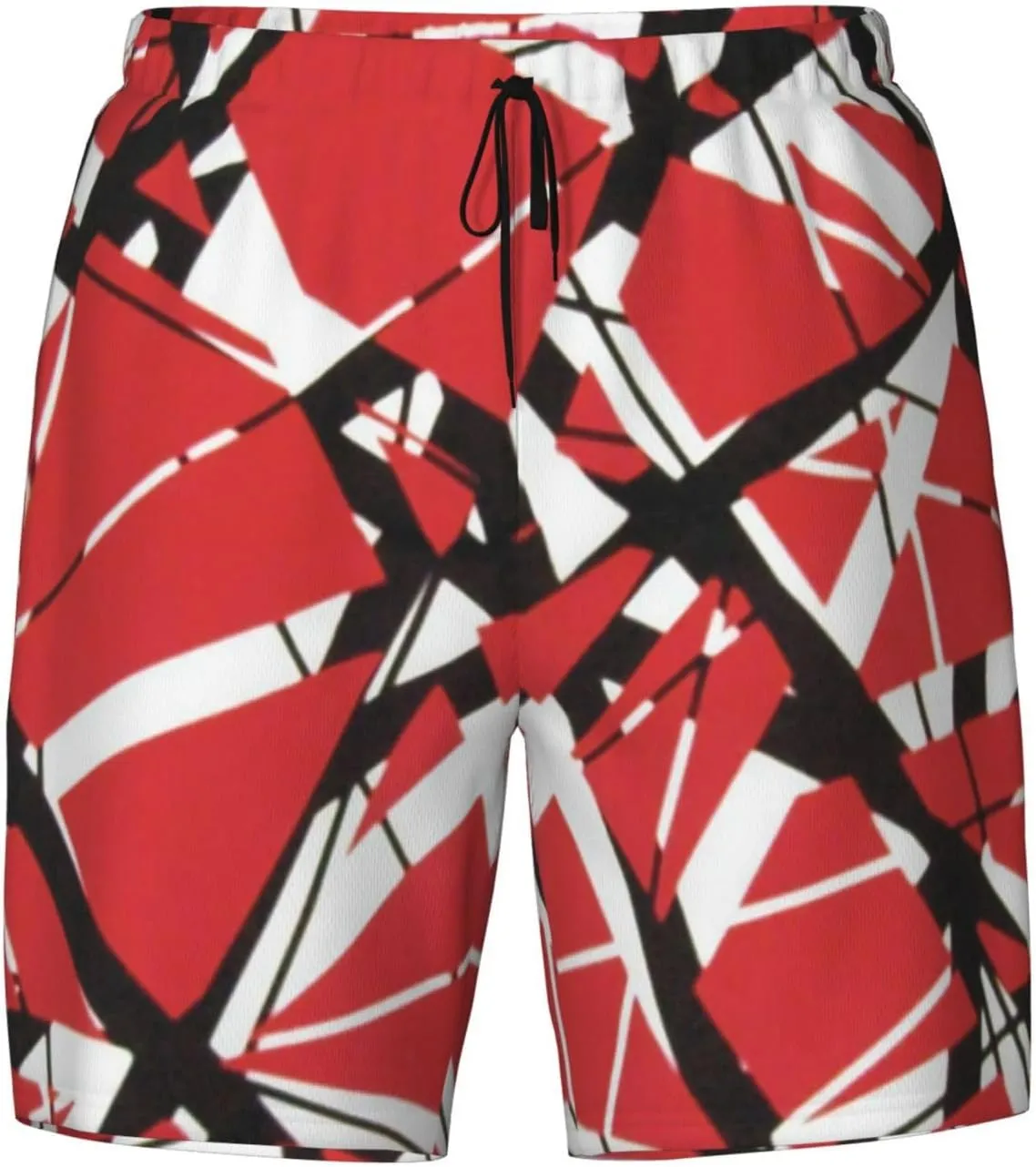 Teen Boys Lightweight Swim Trunks for Van.1986 Halen Beach Pants,Swimming Beach Shorts Bathing Suits with Pockets for