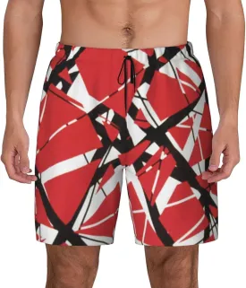 Teen Boys Lightweight Swim Trunks for Van.1986 Halen Beach Pants,Swimming Beach Shorts Bathing Suits with Pockets for